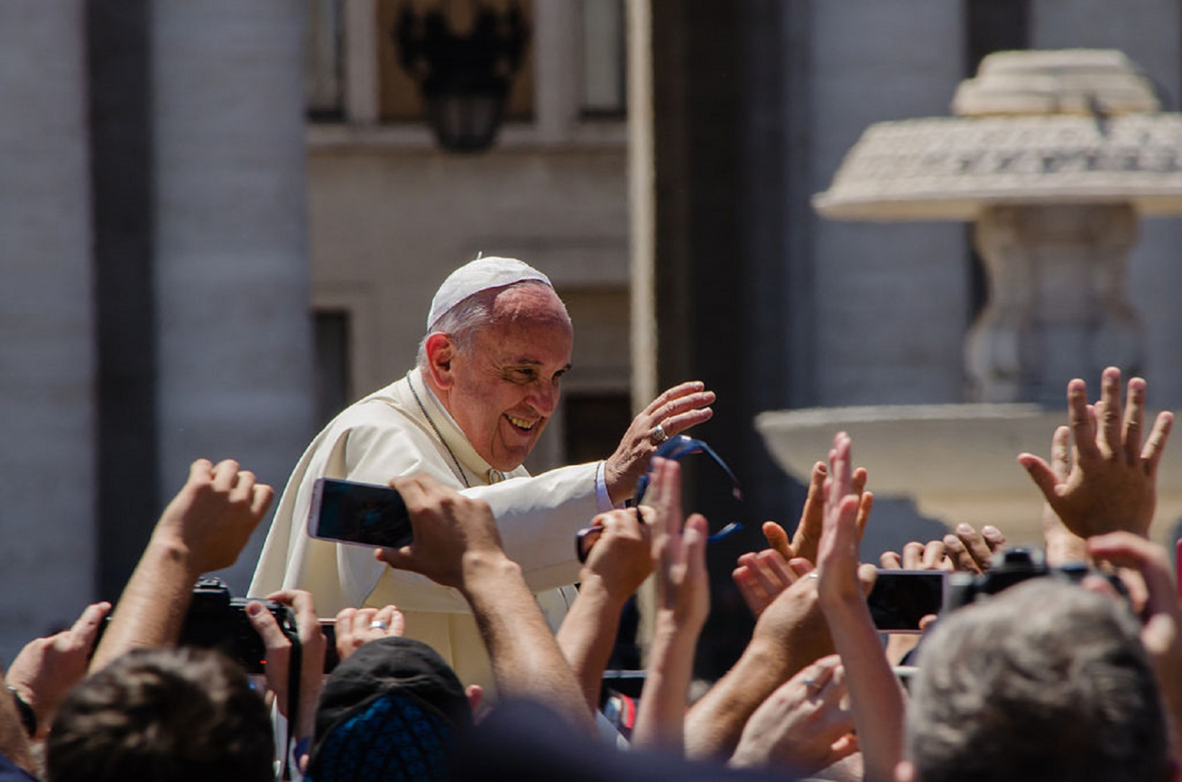 Le Pape François au Vatican en 2014 © Wikipédia/CC BY-SA 4.0/Alfredo J G A Borba