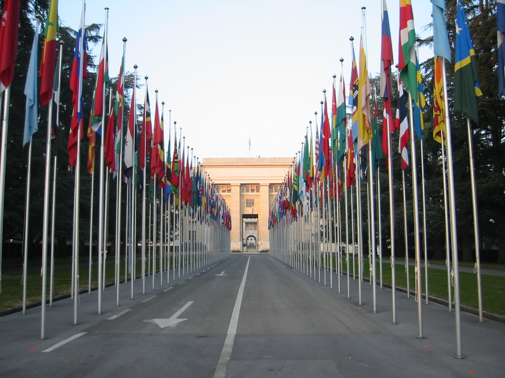 Palais des Nations à Genève. © Yann