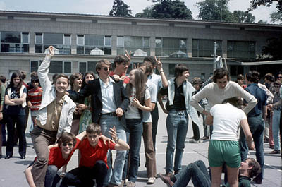 ©Michel Huhardeaux / Flickr
10 Ecole Européenne Uccle, cour de récréation, 1970
