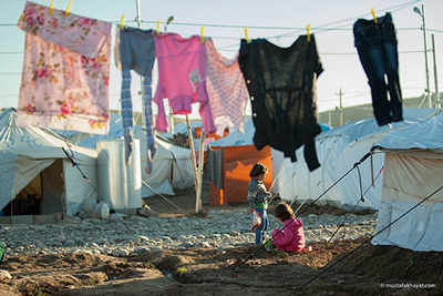 Syrian refugee camp, Karkosik Erbil 2014 © Mustafa Khayat
