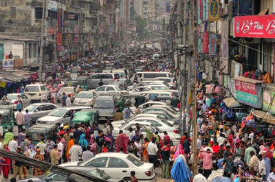 World Class Traffic Jam, Dhaka ©B K / Flickr 