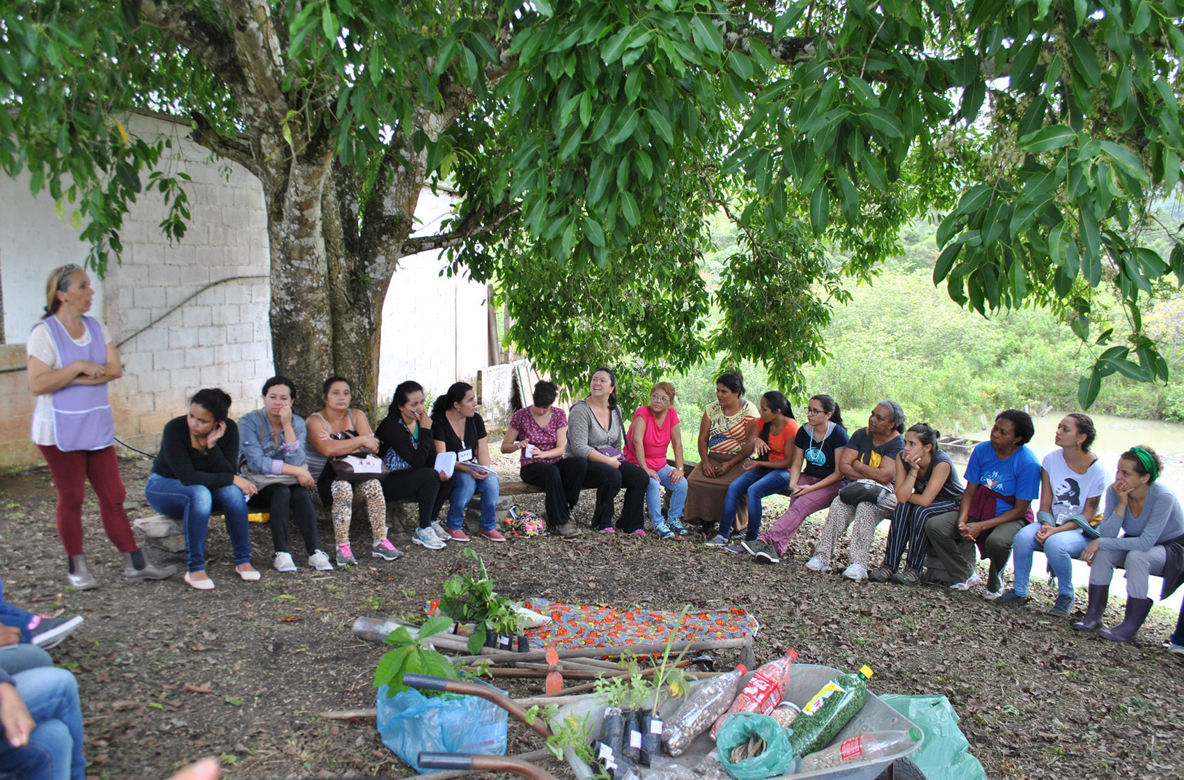 Les agricultrices de la municipalité de Barro do Turvo © Sempreviva organização feminista
