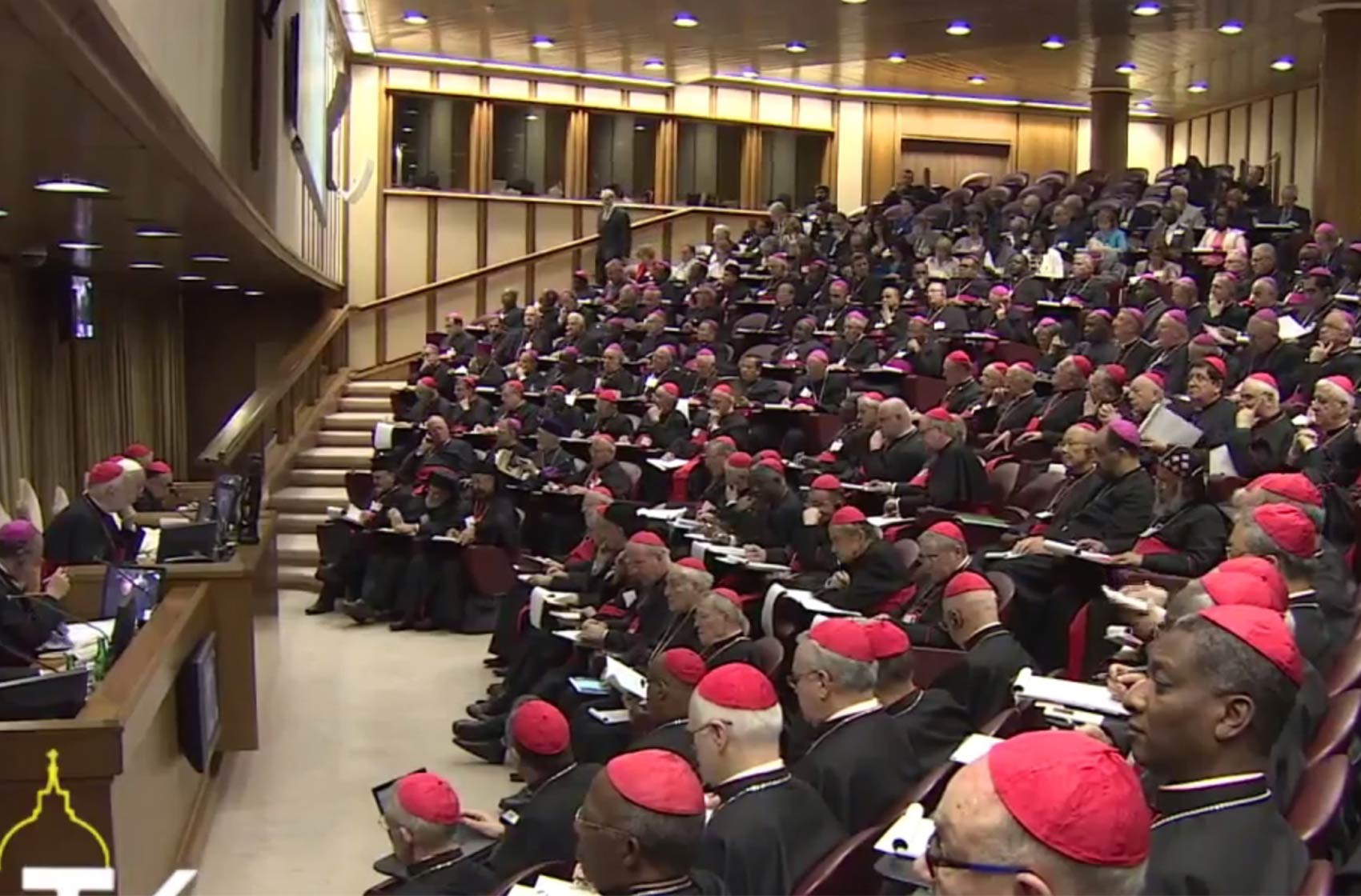 Assemblée du synode des évêques sur les défis pastoraux de la famille,
réunie au Vatican, octobre 2014. Centro Televisivo Vaticano (CC BY 3.0) 