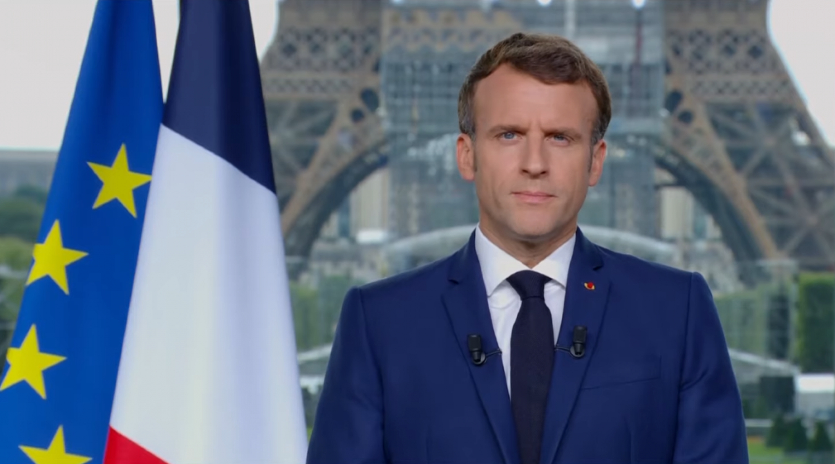 Allocution télévisuelle d'Emmanuel Macron au sujet de la pandémie, le 12 juillet 2021.