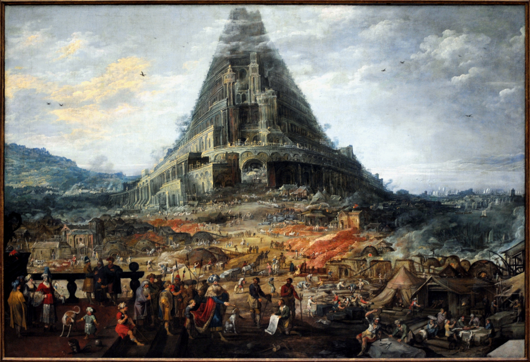 La tour de Babel par Joos de Momper (1564-1635)