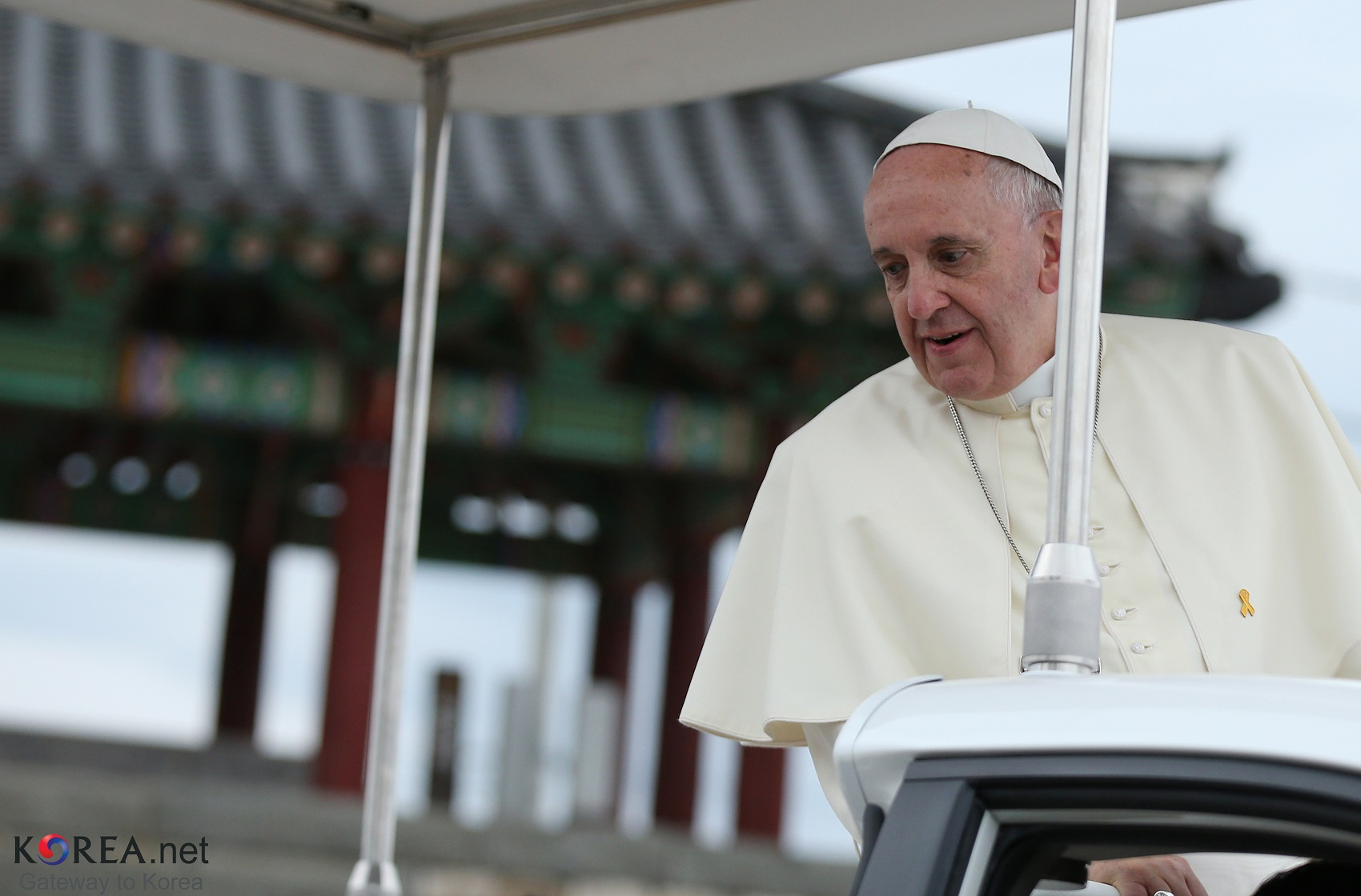 Le pape François en Corée du Sud, 2014. © Jeon Han/Republik of Korea. 