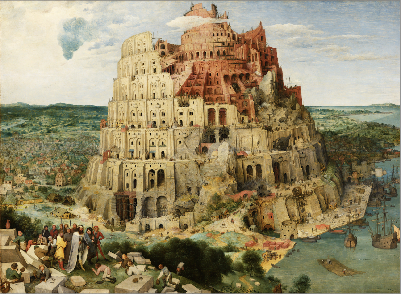 La Tour de Babel par Pieter Brueghel l'Ancien, 1563 © DR/Saline royale d’Arc-et-Senans