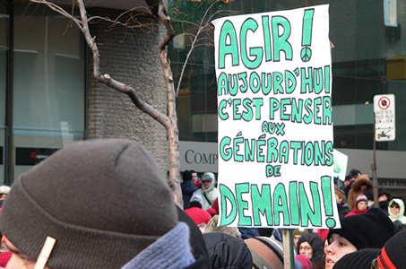 Marche mondiale pour le climat, Montréal, Canada, 2005 © AmiCalmant/Flickr/CC