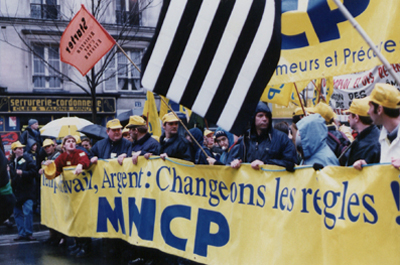 Manifestation du Mouvement national des chômeurs et précaires, Archives du MNCP.