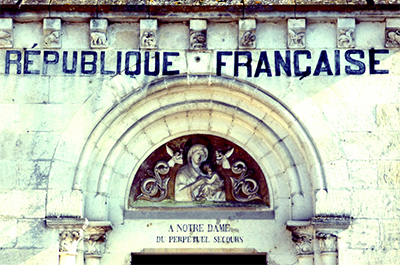 Eglise certifiée République française, Villedieu-sur-Indre © dadavido/Flickr/CC