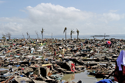 Après le passage du typhon Haiyan aux Philippines, en novembre 2013 ©Jason Gutierrez/IRIN