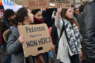 Manifestation contre la loi travail, Paris, 8 mars 2016 © Jeanne Menjoulet/Flickr/CC