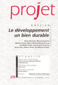 Dossier : Le développement, un bien durable